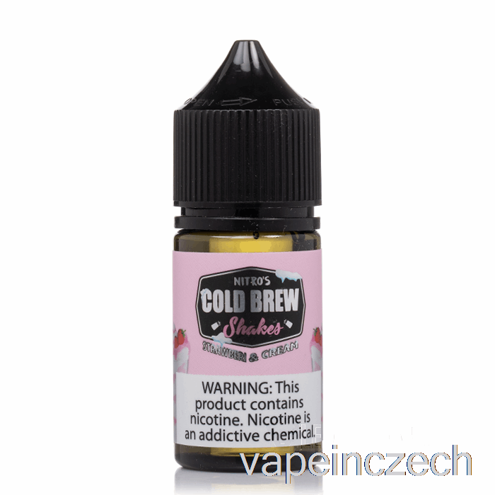 Jahoda A Smetana - Nitro Cold Brew Salt - 30 Ml 45 Mg Vape Bez Nikotinu